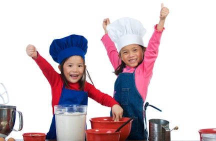Children Cooking