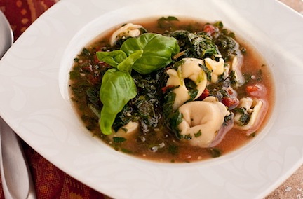 Spinach Tortelinni Soup