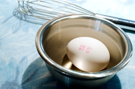 egg with expiration date